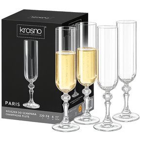 샴페인와인잔 크리스타 클래식파리 250ML 4개 스파클링 크리스탈