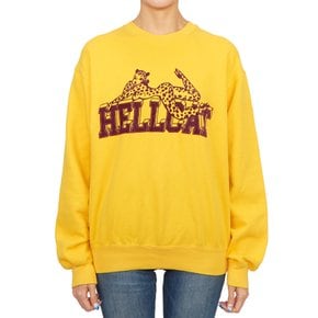 여성 기모 맨투맨 FG HELLCAT SUNFLOWER YELLOW W