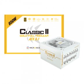 마이크로닉스 Classic II 850W GOLD 풀모듈 ATX 3.1 화이트