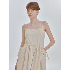 Float string dress (beige)