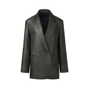 European Lambskin Overfit blazer JK_Deep Antik