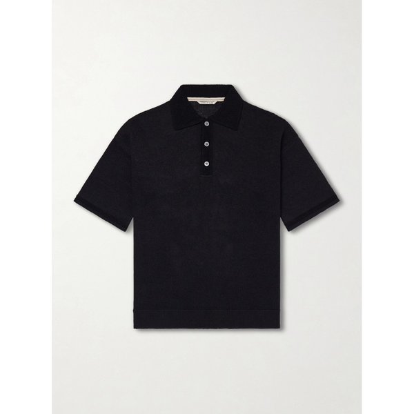 어 카인드 오브 가이즈 오픈니트 코튼 리넨 폴로 티셔츠 46376663162995933