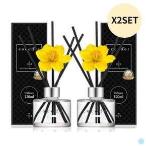 코코도르 퓨어코튼 선물용 수선화 디퓨저 120ml X4개