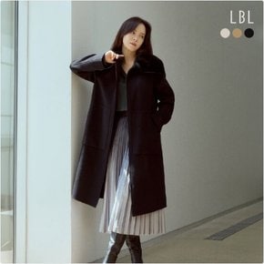 [LBL LUX] 24FW 울캐시미어 SAGA밍크카라 핸드메이드 롱 코트