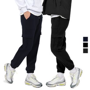 제로스포츠 남성 히트업 기모 스판 조거핏 카고팬츠