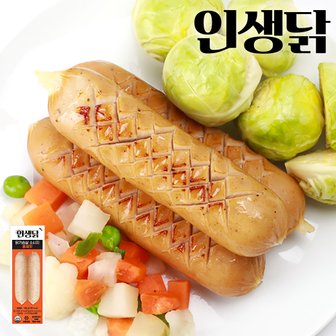 인생닭 닭가슴살 소시지 훈제맛 100g 30팩