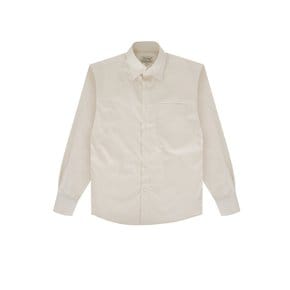 Essential Gaberdine cotton shirts (Cream)