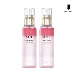 AHC 프리미어 로즈 더블 글로우 미스트 100ml x2