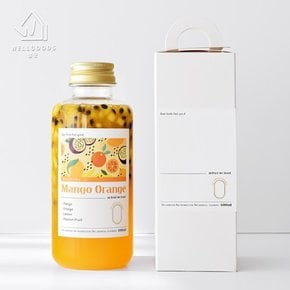 [웰굿]프리미엄 망고오렌지패션 수제청 선물세트(600ml)