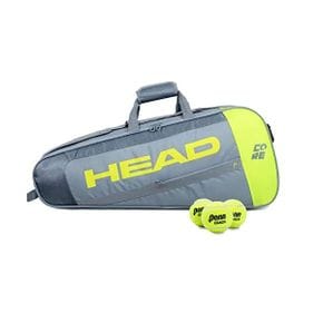 일본 헤드 테니스 가방 HEAD Core 3R Pro テニスラケットバッグ グレー/イエロー L 1446973