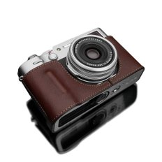 GARIZ FUJIFILM X100V용 가죽 카메라 케이스 HG-X100VBR 브라운