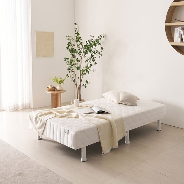 1인용 원룸 작은방 자취방 라텍스 일체형침대 (일반형) S DB5007R (착불)