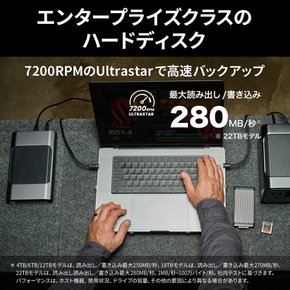 샌디스크 프로페셔널 외장 HDD 6TB G-DRIVE Mac용 타임 머신 대응 3년 보증 SDPHF1A-006T-SBAAD