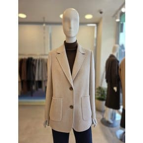 [여주점] [더 아이잗] 여성 캐시미어 테일러드 칼라 핸드메이드 재킷 (IRAM0JK728)