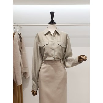 ZOOC [파주점] 쥬크 주크 플랩포켓 셔츠 블라우스 V261PSC901