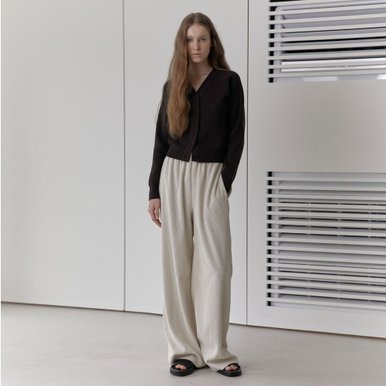 [10% 할인가 판매] Cozy Corduroy Banding Pants (Cream)