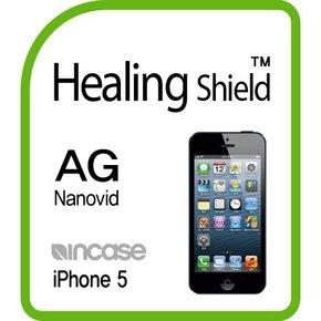 힐링쉴드 아이폰5 인케이스 AG Nanovid 저반사 지문방지 액정보호필름 2매(HS140308)