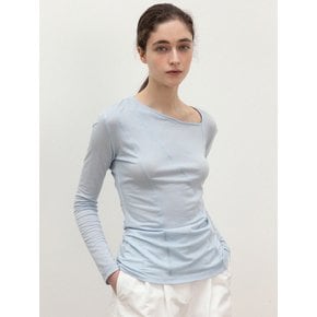 diagnol line top (sky blue)