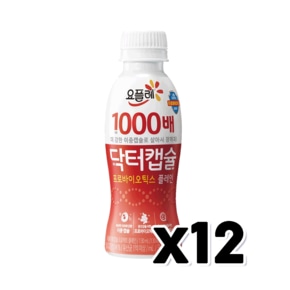 요플레 닥터캡슐 1000배 플레인 요구르트 130ml x 12개