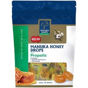 Manuka Health MGO 400+ Manuka Honey Drops Propolis 마누카 꿀 프로폴리스 캔디 250g []