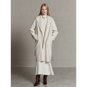 NU MANET Cashmere Blended Handmade Coat_Elegance Ivory