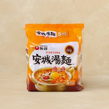 농심 안성탕면 5입 625g (125g*5)