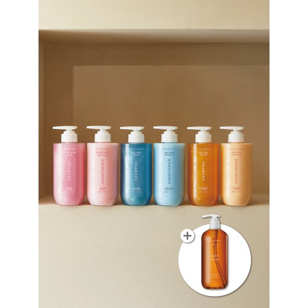 [사은품 증정] 샴푸+컨디셔너 세트 500ml 3종 택1
