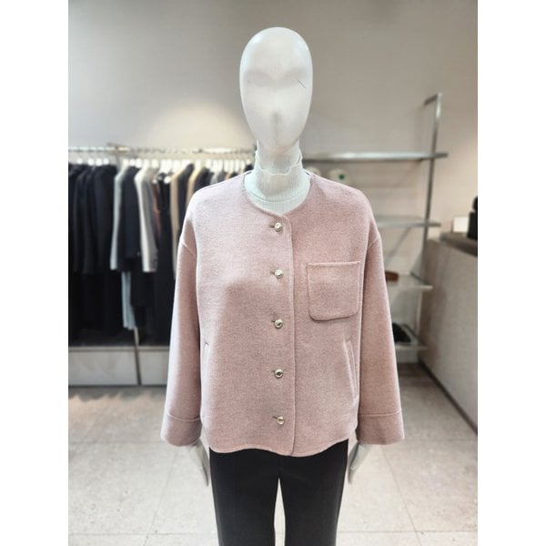 [여주점] [나이스클랍] 트위드형 라운드넥 코트 A261MWC105