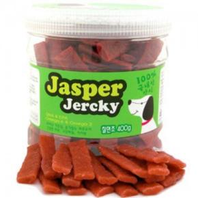 강아지간식추천 애견간식추천 JASPER 프리미엄 펫푸드 칠면조져키 400g