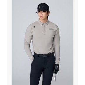 [가격인하][데상트골프 공식] 남성 시그니처 기모 긴팔티셔츠