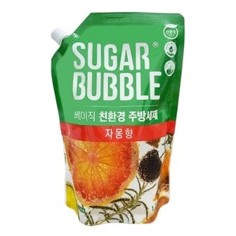 슈가버블 친환경 에코 주방세제 자몽 1.2L