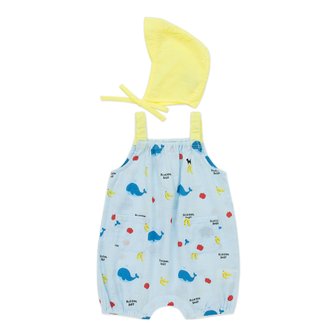 블루독베이비 [여주점] [오프라벨 여주점] 블루독베이비 (BL) WALE 올오버 우주복 (45313-601-09)