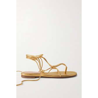 지안비토로씨 메탈릭 가죽 골드 샌들 46376663162939334