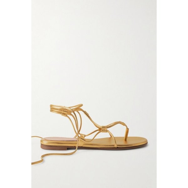 메탈릭 가죽 골드 샌들 46376663162939334