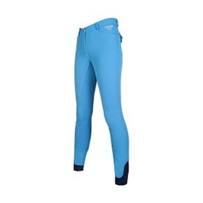 독일 HKM 여자 풀시트 승마바지 1851131 Emma Azur Womens Silicone Full Seat Jodhpurs blue 42