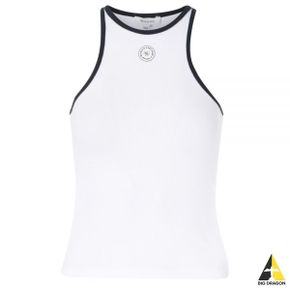 SPORTYRICH 24 SRHWC Ribbed Tank - WhiteBlack (TO033S405SW) (SRHWC 리브드 탱크)