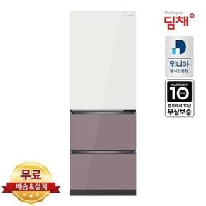 위니아 딤채 330L 3도어 스탠드 김치냉장고 SDT33EFPIEO 딤채 공식인증점 전국무료설치