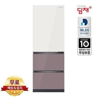  위니아 딤채 330L 3도어 스탠드 김치냉장고 SDT33EFPIEO 딤채 공식인증점 전국무료설치