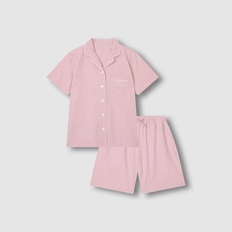 JAJU 여 시어서커 5부 파자마 세트 J216201075066