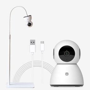 (세트)스마트 CCTV 홈카메라 500만 화소 5MP PRO & 5m케이블 & 스탠드 거치대