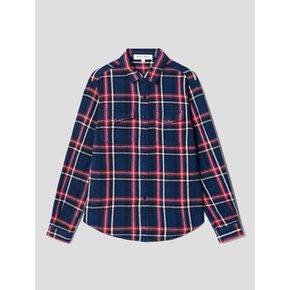 Frontier Shirt in Flannel Plaid Navy/Red (VV2960AX3R)