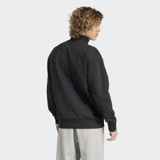 남녀공용 데일리 스웨트셔츠 IX1250 ALL SZN 플리스 쿼터집 크루 스웨트셔츠