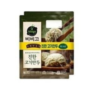 비비고 수제진한고기만두400g 총 6개