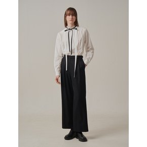 24FW classic wide pants_black