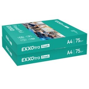 트라 후레쉬(EXXOtra Fresh) A4 복사용지(A4용지) 75g 1000매