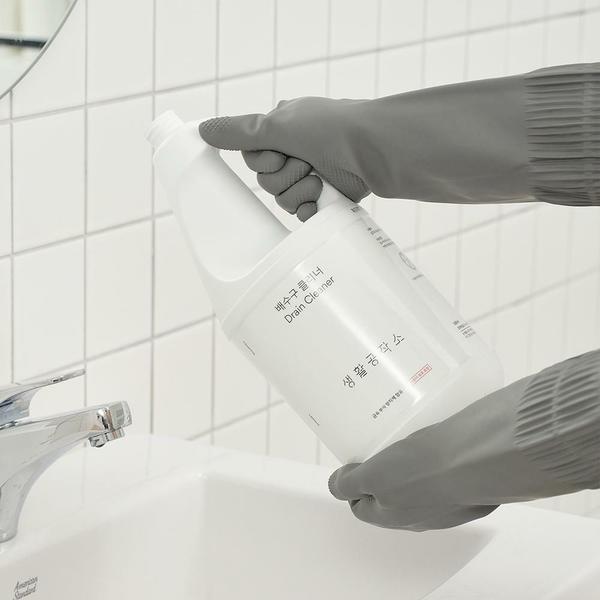 붓기만하면 뻥 뚫리는 배수구클리너 (배수구 세정제) 1.85L x 6개