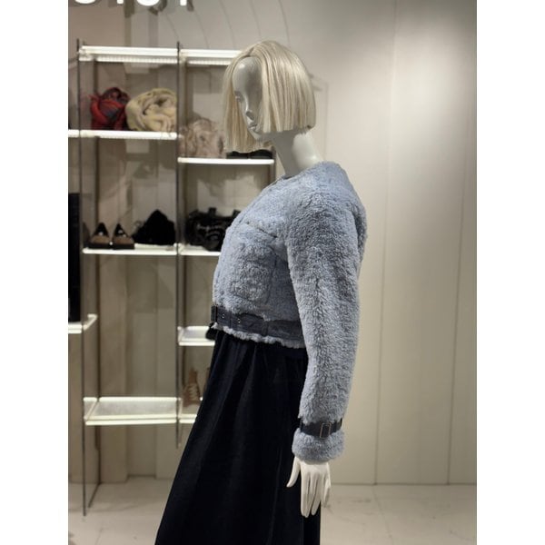 [파주점] 라운드넥 크롭 무스탕자켓(ER4MZ661)