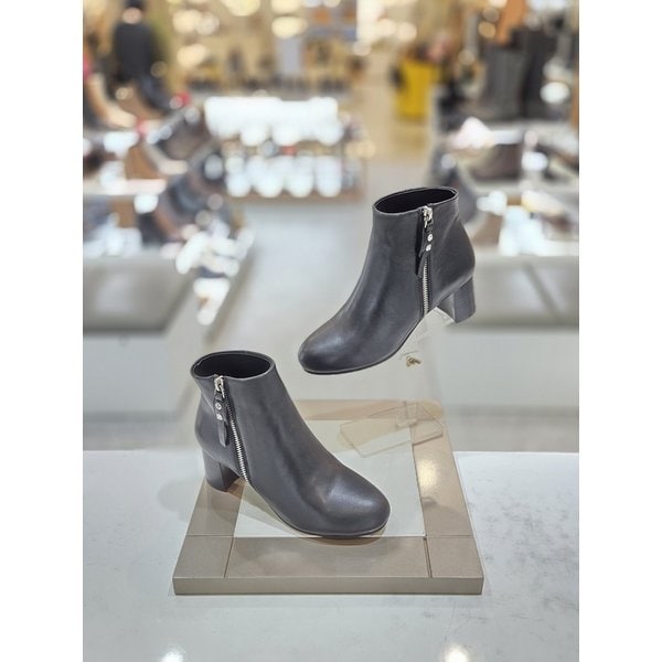 [시흥점] 여성 5센티 바깥지퍼 앵클부츠 (712346703)