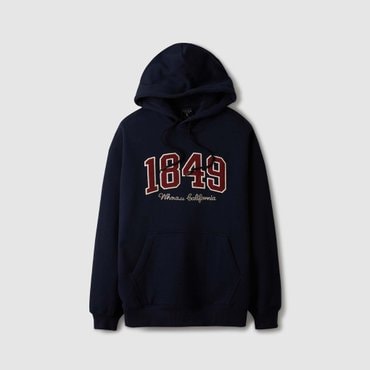 후아유 Big Letter Patch Hoodie(Brushed)  WHMHE4T12U