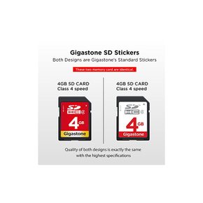 Gigastone 4GB SD카드 UHS-I Class 4 C4 SDHC 메모리카